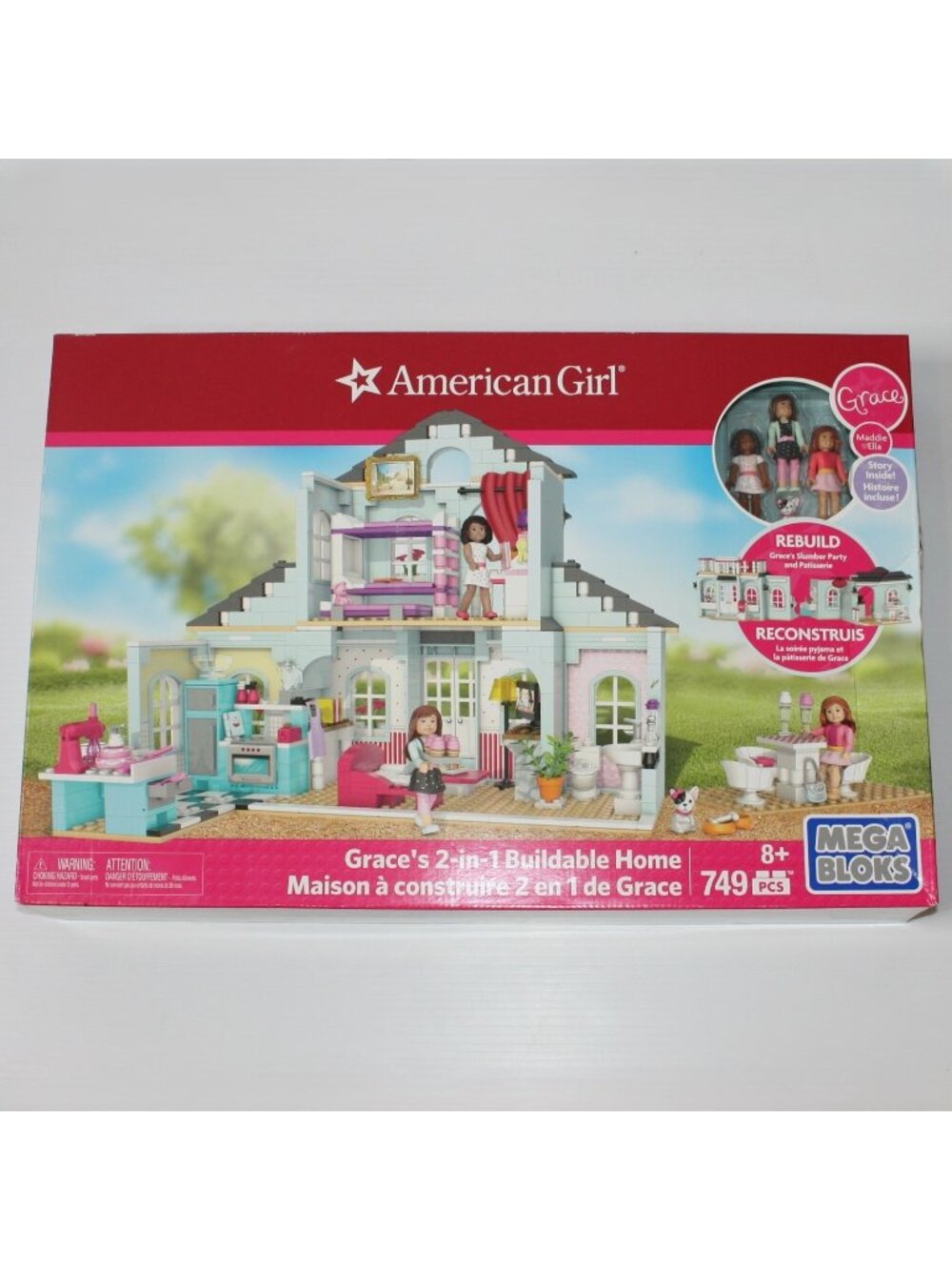 Mega Bloks Construx American Girl Grace's 2-in-1 Buildable Home New in Package